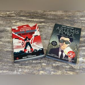 Captain America and Artemis Fowl Graphic Novels